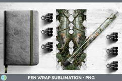 GorgeousWild Cats 3D Hole Pen Wrap design.