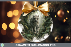 GorgeousWild Cats 3D Hole Ornament design.