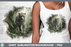 GorgeousWild Cats 3D Hole Shirt design.