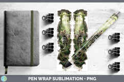 GorgeousWild Cats 3D Hole Pen Wrap design.