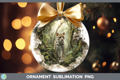 GorgeousWild Cats 3D Hole Ornament design.