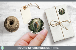 GorgeousWild Cats 3D Hole Stickers design.