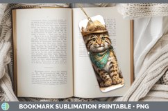 GorgeousWild Cats Bandana Summer Bookmark design.