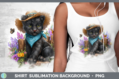 GorgeousWild Cats Bandana Summer Shirt design.