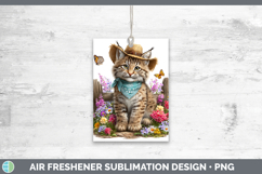 GorgeousWild Cats Bandana Summer Air Freshener design.