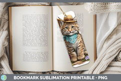 GorgeousWild Cats Bandana Summer Bookmark design.