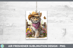 GorgeousWild Cats Bandana Summer Air Freshener design.