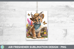 GorgeousWild Cats Bandana Summer Air Freshener design.