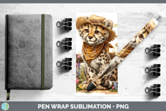 GorgeousWild Cats Bandana Summer Pen Wrap design.