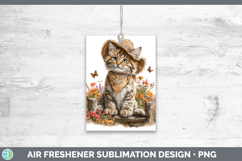 GorgeousWild Cats Bandana Summer Air Freshener design.