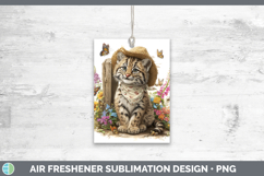 GorgeousWild Cats Bandana Summer Air Freshener design.