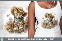 GorgeousWild Cats Bandana Summer Shirt design.