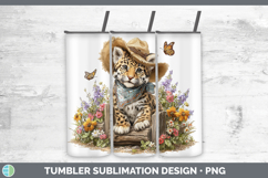 GorgeousWild Cats Bandana Summer Tumbler design.