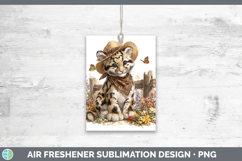GorgeousWild Cats Bandana Summer Air Freshener design.