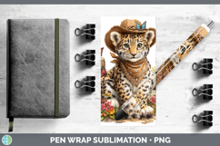 GorgeousWild Cats Bandana Summer Pen Wrap design.