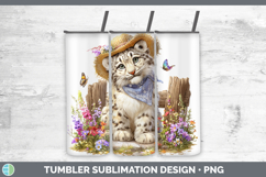 GorgeousWild Cats Bandana Summer Tumbler design.
