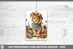GorgeousWild Cats Bandana Summer Air Freshener design.