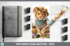 GorgeousWild Cats Bandana Summer Pen Wrap design.