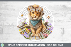 GorgeousWild Cats Bandana Summer Wind Spinner design.