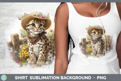 GorgeousWild Cats Bandana Summer Shirt design.