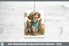 GorgeousWild Cats Bandana Summer Air Freshener design.