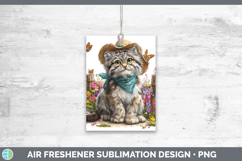 GorgeousWild Cats Bandana Summer Air Freshener design.