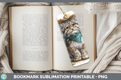 GorgeousWild Cats Bandana Summer Bookmark design.