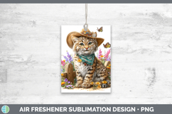 GorgeousWild Cats Bandana Summer Air Freshener design.