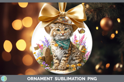 GorgeousWild Cats Bandana Summer Ornament design.