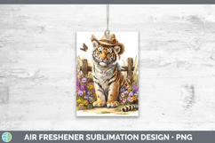 GorgeousWild Cats Bandana Summer Air Freshener design.