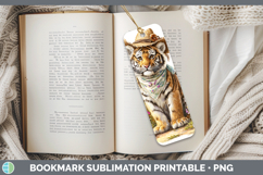 GorgeousWild Cats Bandana Summer Bookmark design.