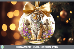 GorgeousWild Cats Bandana Summer Ornament design.