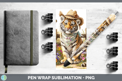 GorgeousWild Cats Bandana Summer Pen Wrap design.