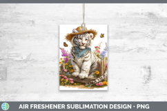 GorgeousWild Cats Bandana Summer Air Freshener design.