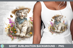GorgeousWild Cats Bandana Summer Shirt design.