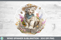 GorgeousWild Cats Bandana Summer Wind Spinner design.