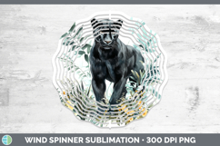 GorgeousWild Cats Wind Spinner design.