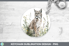 GorgeousWild Cats Keychain design.
