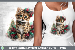 GorgeousWild Cats Cute Christmas Shirt design.