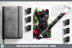 GorgeousWild Cats Cute Christmas Pen Wrap design.