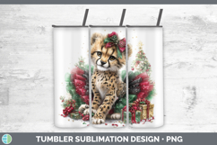GorgeousWild Cats Cute Christmas Tumbler design.