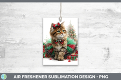 GorgeousWild Cats Cute Christmas Air Freshener design.