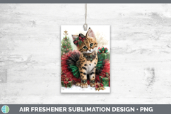 GorgeousWild Cats Cute Christmas Air Freshener design.