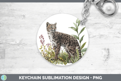 GorgeousWild Cats Keychain design.