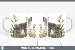 GorgeousWild Cats Mug Wrap design.