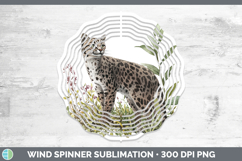 GorgeousWild Cats Wind Spinner design.