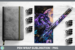 GorgeousWild Cats Galaxy Pen Wrap design.