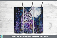 GorgeousWild Cats Galaxy Tumbler design.