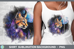 GorgeousWild Cats Galaxy Shirt design.