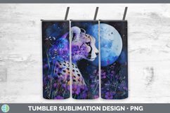 GorgeousWild Cats Galaxy Tumbler design.